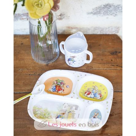 Plate tray with 4 compartments Peter Rabbit PJ-BP935T Petit Jour 2