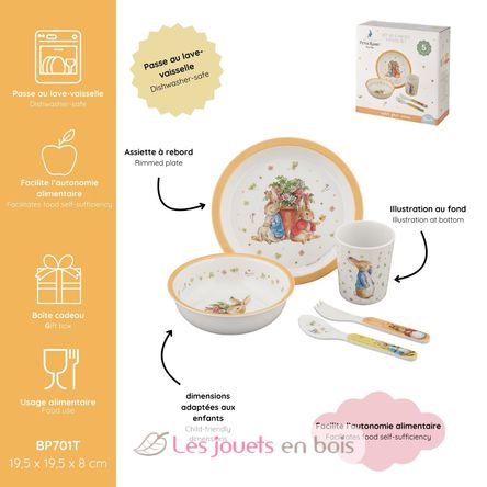 5-pieces set Peter Rabbit orange PJ-BP701T Petit Jour 4