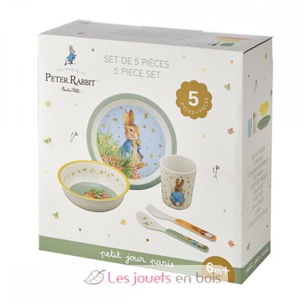 5-pieces set Peter Rabbit green PJ-BP701BT Petit Jour 3