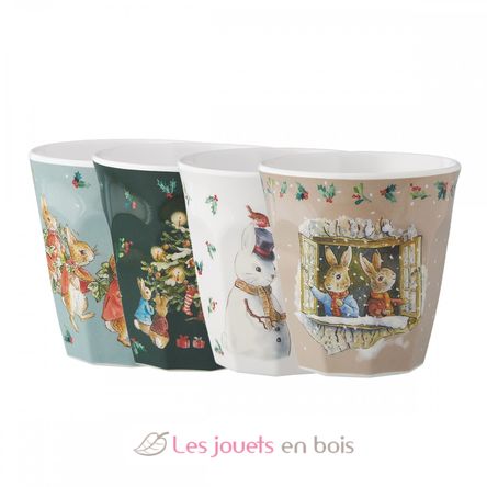 4 Tumblers Peter Rabbit Christmas PJ-BP711NAS Petit Jour 2