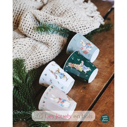 4 Tumblers Peter Rabbit Christmas PJ-BP711NAS Petit Jour 3
