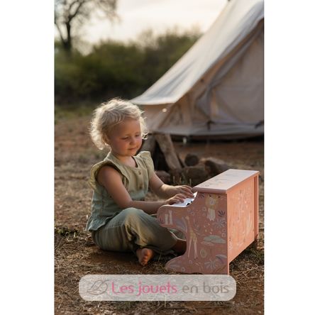 Wooden piano pink Safari Friends LD7477 Little Dutch 4
