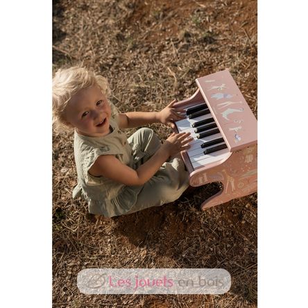 Wooden piano pink Safari Friends LD7477 Little Dutch 5