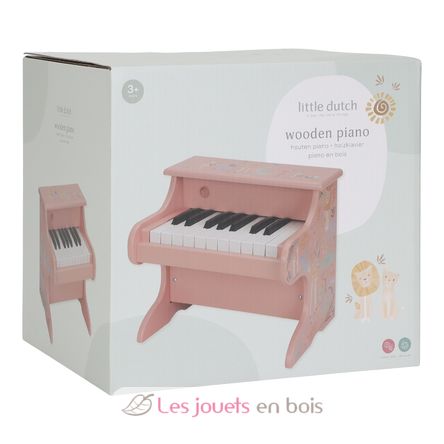 Wooden piano pink Safari Friends LD7477 Little Dutch 6