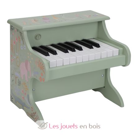 Wooden piano green Safari Friends LD7476 Little Dutch 1