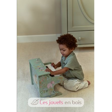 Wooden piano green Safari Friends LD7476 Little Dutch 4