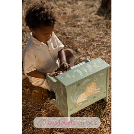 Wooden piano green Safari Friends LD7476 Little Dutch 5