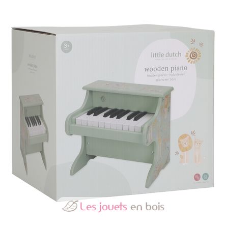 Wooden piano green Safari Friends LD7476 Little Dutch 6