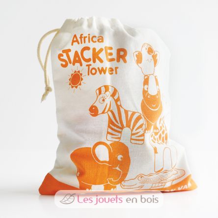Africa Stacker and Cotton Bag TV-PL117 Le Toy Van 5