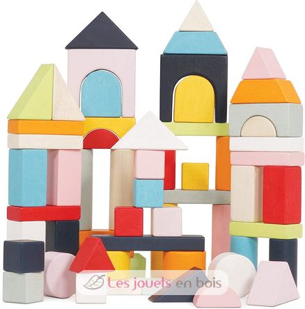 60 Building Blocks and Cotton Bag TV-PL135 Le Toy Van 1