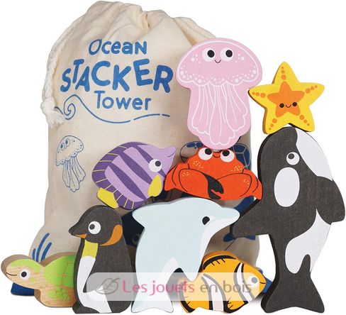 Ocean Stacker and Bag TV-PL139 Le Toy Van 1