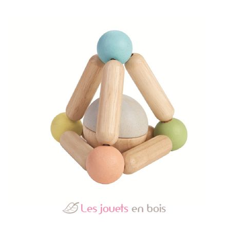 Rattle triangle pastel PT5256 Plan Toys, The green company 1