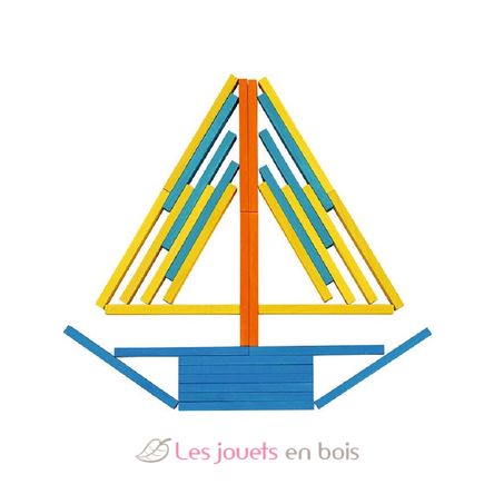 Colourful building blocks GK58470 Goki 7