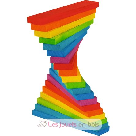 Colourful building blocks GK58470 Goki 4