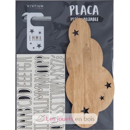 Customizable decorative sign - Cloud VI-PL43 Vintiun 3