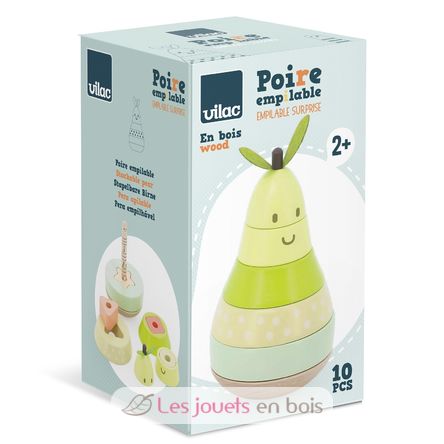 Surprise pear stacking toy V2436 Vilac 5