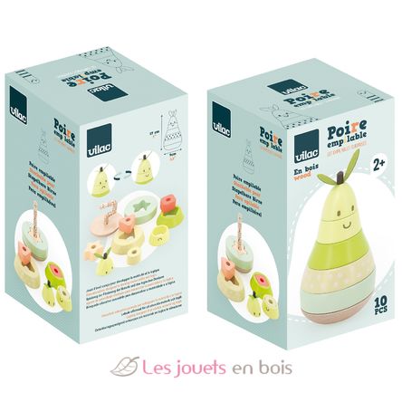 Surprise pear stacking toy V2436 Vilac 7