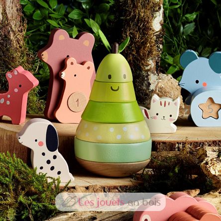 Surprise pear stacking toy V2436 Vilac 6