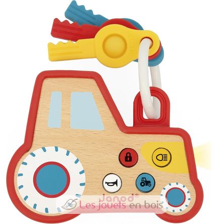 Sound and light tractor keychain J03331 Janod 4
