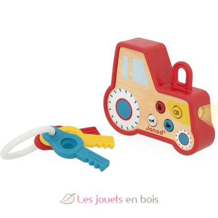 Sound and light tractor keychain J03331 Janod 5
