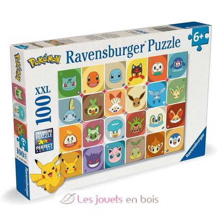 Puzzle Pokemon Faces 100 pcs XXL RAV12004320 Ravensburger 1