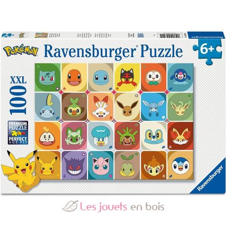 Puzzle Pokemon Faces 100 pcs XXL RAV12004320 Ravensburger 5