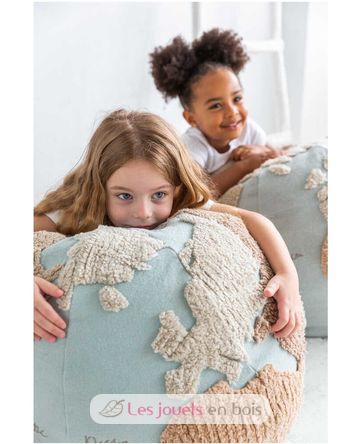 Pouf World Map LC-P-WMAP Lorena Canals 3