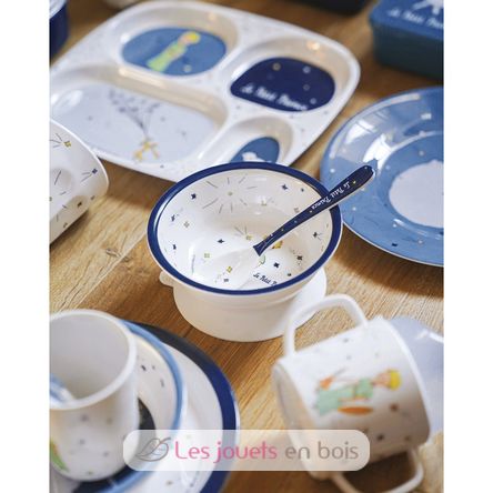 The Little Prince suction bowl with spoon blue PJ-PP702U Petit Jour 4