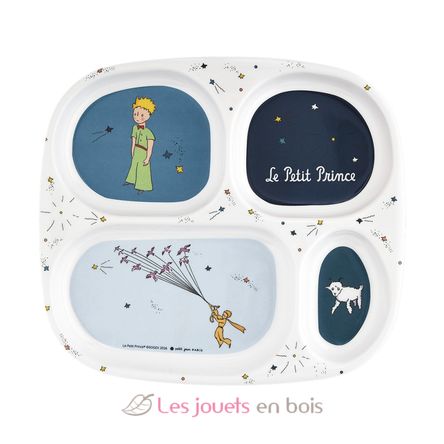 Plate tray with 4 compartments The Little Prince PJ-PP935U Petit Jour 1