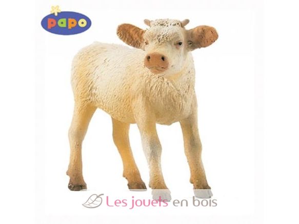 Charolais calf figure PA51157-3619 Papo 2