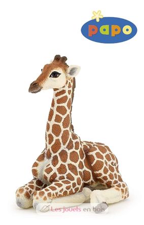 Baby giraffe lying figure PA50150-3626 Papo 2