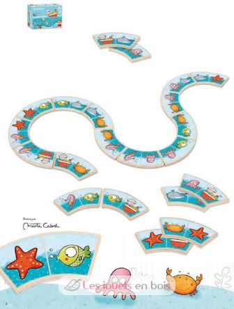 Domino aquatic animals GO53433-4054 Goula 2