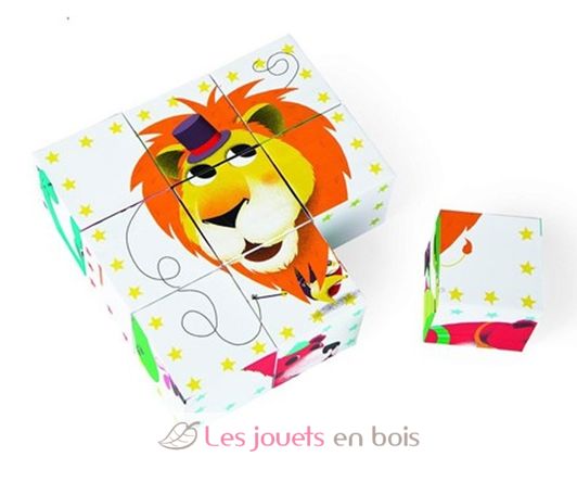 Circus Animals Cubes J02817-5290 Janod 2