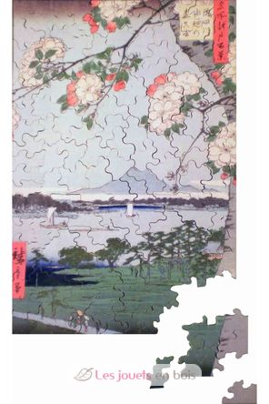 Apple blossoms Hiroshige WA974-150-2312 Puzzle Michele Wilson 3