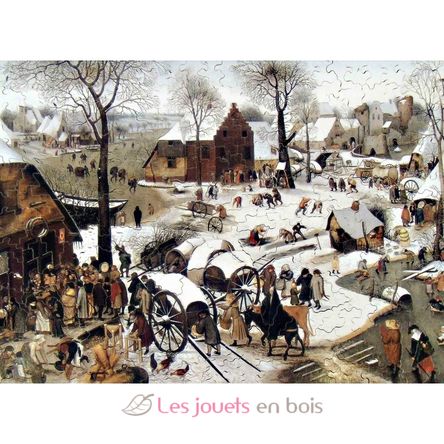 The Numbering at Bethlehem Bruegel C58-350-327 Puzzle Michele Wilson 3