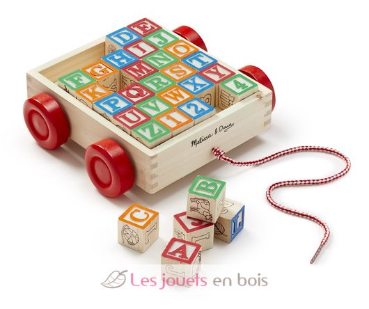 Classic ABC Block Cart M&D11169-4556 Melissa & Doug 3