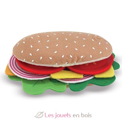 Felt food sandwitch set M&D13954-4029 Melissa & Doug 4