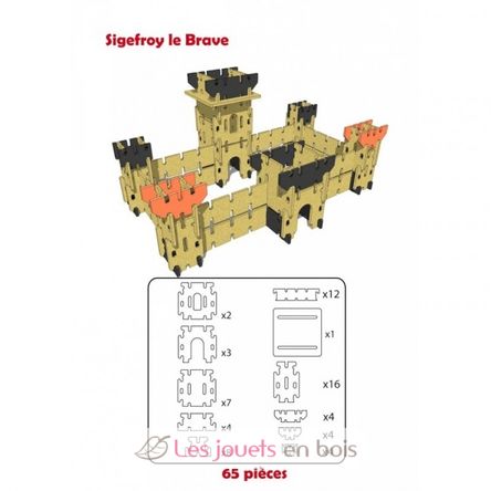 Castle Sigefroy le Brave AT13.008-4586 Ardennes Toys 4