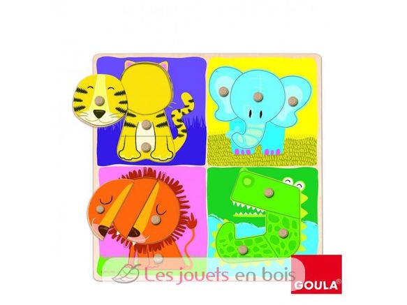 Puzzle Jungle animals GO53111-4930 Goula 4