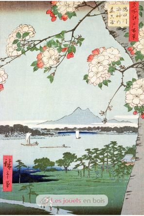 Apple blossoms Hiroshige WA974-150-2312 Puzzle Michele Wilson 1