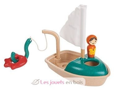 Fishing boat for the bath PT5693-3782 Plan Toys, The green company 1