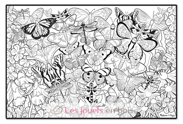 Great coloring poster butterflies M&D14500-4505 Melissa & Doug 1