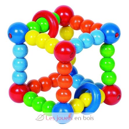 Colored Cube Rattle HE734910-5151 Heimess 1