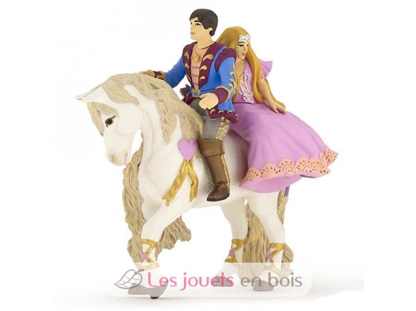 Prince and Princess riding figure PA39094-5266 Papo 1