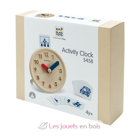 Activity Clock PT5458 Plan Toys, The green company 8