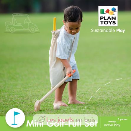 Double Mini Golf PT5683 Plan Toys, The green company 6