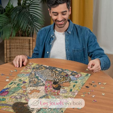 Puzzle Lady with a Fan Gustav Klimt 1000 pieces RAV12001132 Ravensburger 4