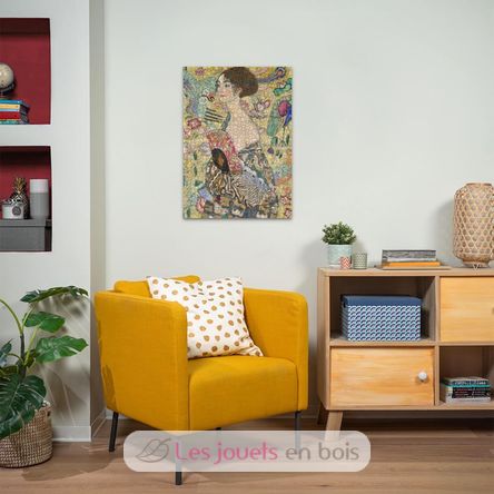 Puzzle Lady with a Fan Gustav Klimt 1000 pieces RAV12001132 Ravensburger 5