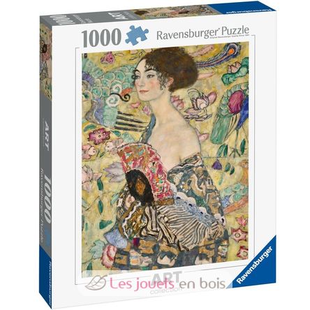Puzzle Lady with a Fan Gustav Klimt 1000 pieces RAV12001132 Ravensburger 6