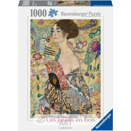 Puzzle Lady with a Fan Gustav Klimt 1000 pieces RAV12001132 Ravensburger 1